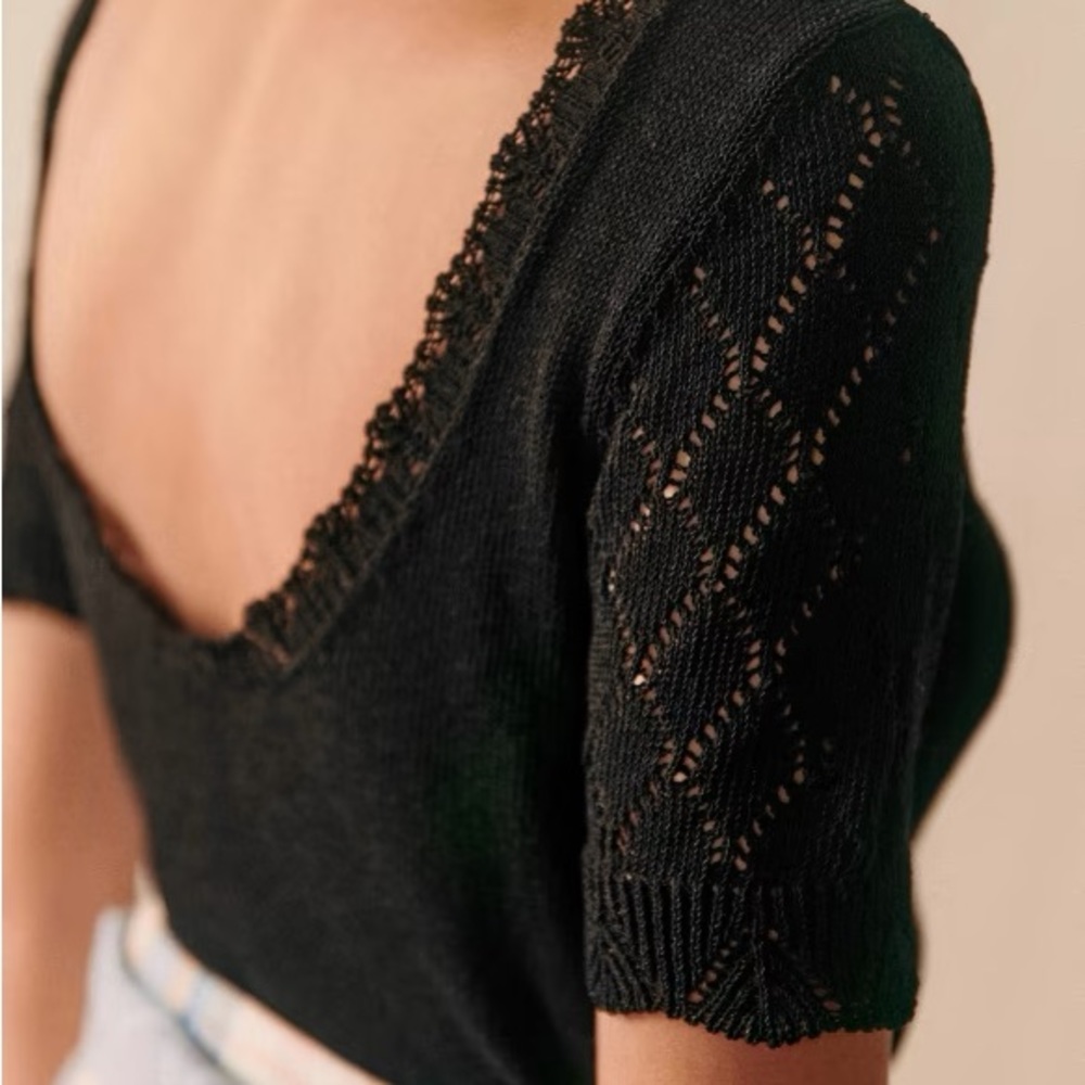 Sezane Herald sweater shirt XS